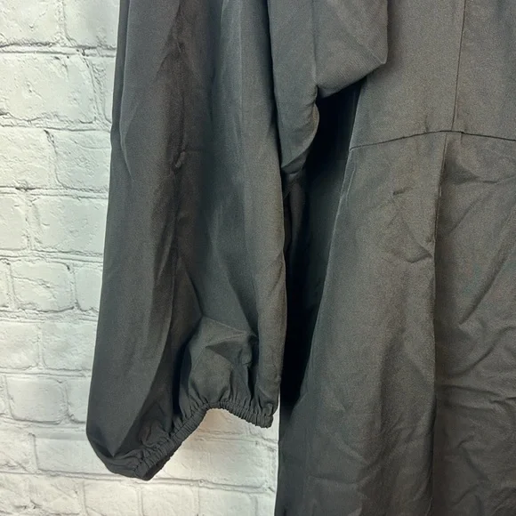 BloomChic Elegant Black Long Sleeve Dress with Ruffle Detail Plus Size 3X - Picture 4 of 8